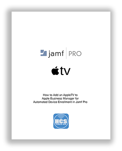 Add AppleTV to Apple Business Manager for Automated Device Enrollment in Jamf Pro