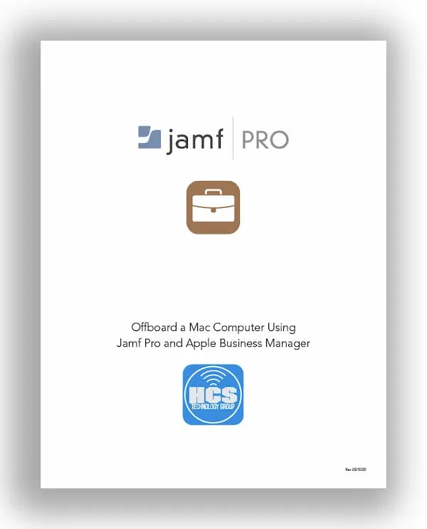 Offboard a Mac Computer Using  Jamf Pro and Apple Business Manager